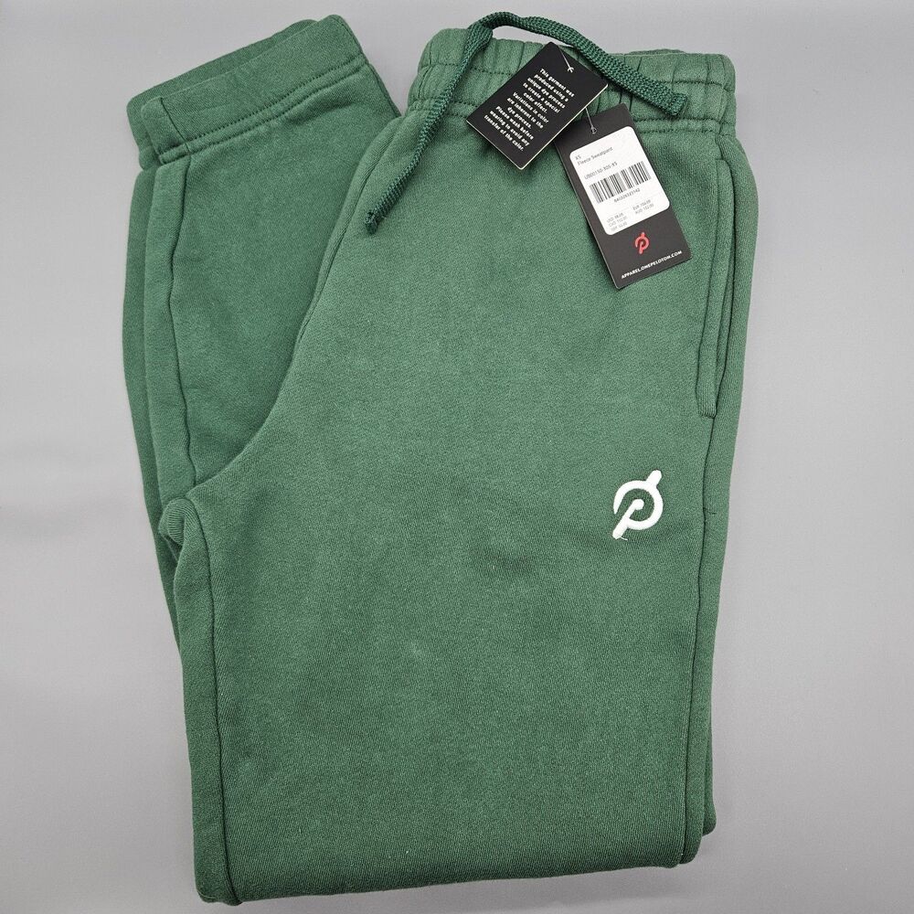 NWT Peloton Fleece Cooldown Sweatpant Green Size XS